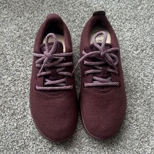 Allbirds Burgundy Wool Sneakers